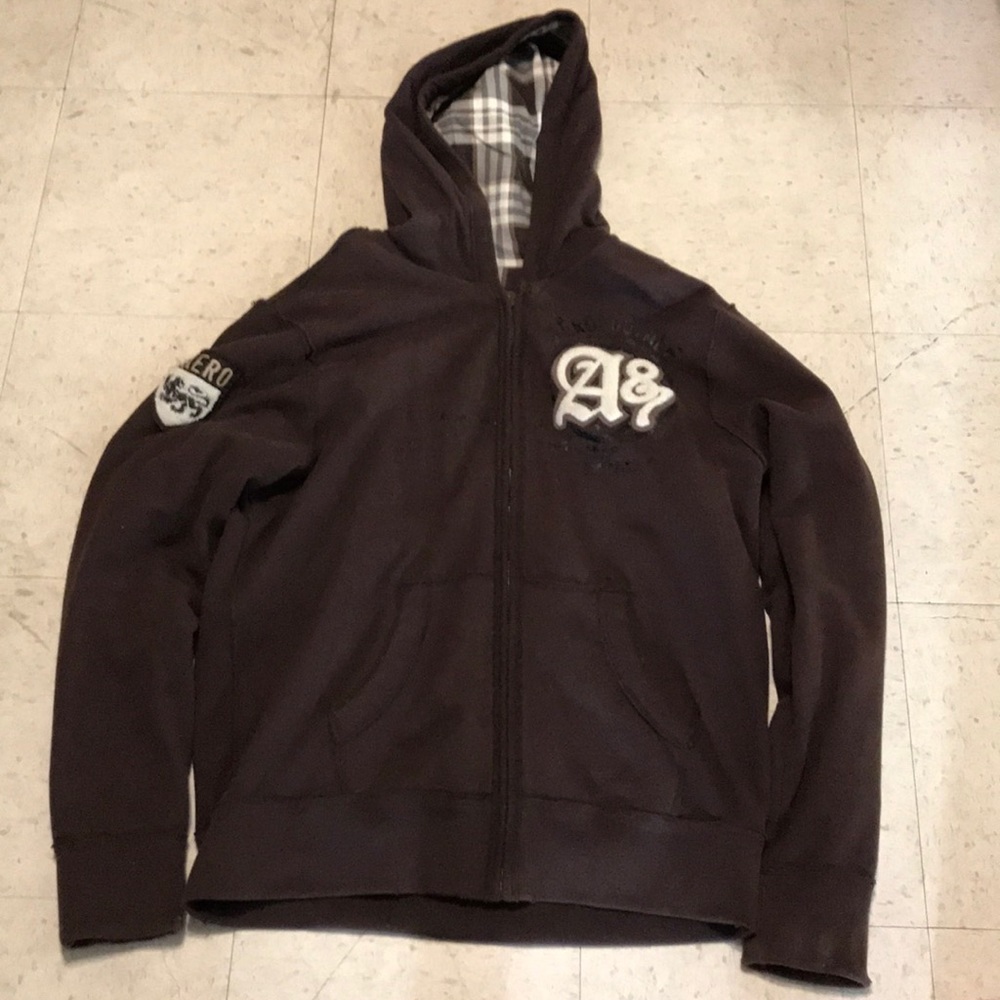 Reversible Brown & Cream Aero hoodie